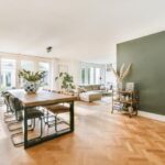 kombiniertes Wohn- und Esszimmer