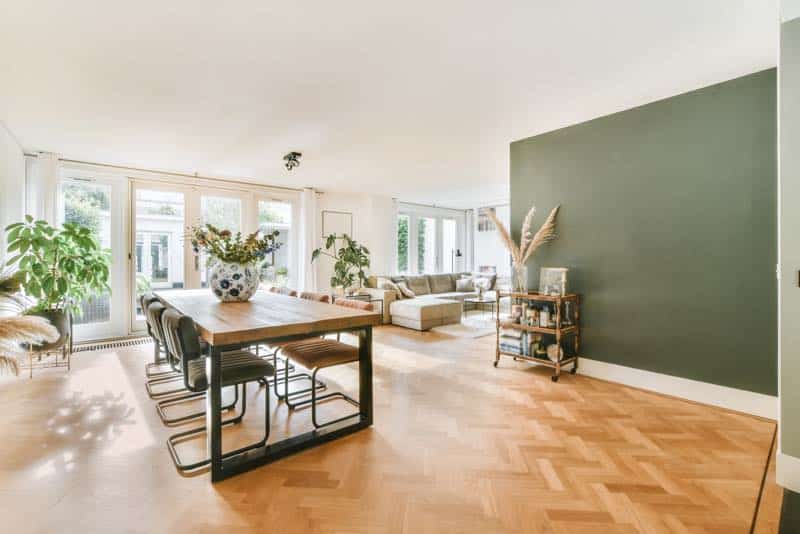 kombiniertes Wohn- und Esszimmer
